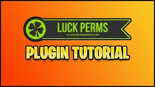 LuckPerms Plugin Tutorial  Permissions Plugin Minecraft Server Ränge einstellen [upl. by Sorac]