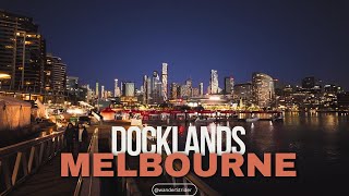 Melbourne  Docklands Area at night [upl. by Anniken984]