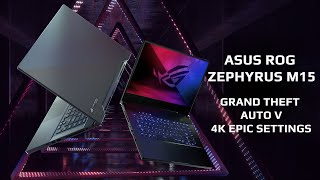 ASUS ROG ZEPHYRUS M15  Grand Theft Auto V 4K Test Performance [upl. by Tran731]