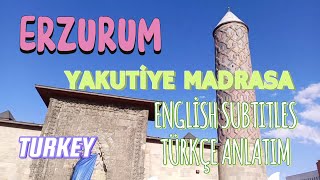 Yakutiye medresesi  Yakutiye Madrasah Erzurum 🇹🇷 [upl. by Dolley108]