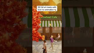 3D animated fall cafe [upl. by Eliathan]