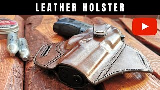 Making a Leather Holster  Tworzenie Skórzanej Kabury [upl. by Nevlin]