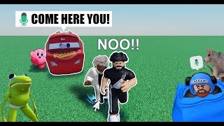 Roblox VC gets WILD Mic Up TROLLING [upl. by Assirec]