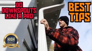 How To Do A Downspout Basic DIY Guide From An Expert [upl. by Pickard]