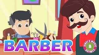 Barber Song  Community Helpers  Nursery Rhymes  Bindis Music amp Rhymes [upl. by Yelnoc]