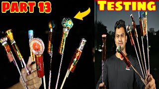 Cracker testing Rocket experiment  Different types of crackers on rocket testing Diwali 🎇 fireworks [upl. by Ardnaik]