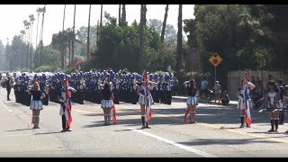 Temescal Canyon HS  French National Défilé  2017 Placentia Band Review [upl. by Ytsirk]