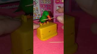 Automatic Toothpicks Bird Dispenser Cutest ✳️ [upl. by Idnahs]