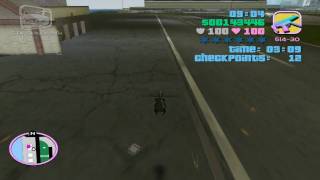 GTA Vice City Stories  Walkthrough  Playground On The Town  Checkpoint Race [upl. by Alael156]