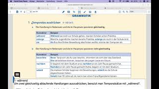 Temporales ausdrücken B2Lektion 4 [upl. by Reppart]