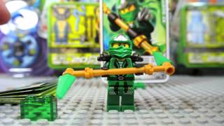 Lego Ninjago 9574 Lloyd ZX Spinner Pack Review [upl. by Vona]