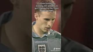 Gareth Southgate missing penalty in ‘96 [upl. by Yasdnyl]