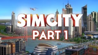 SimCity Walkthrough Part 1  Lets Play  Playthrough Sim City 5 2013 [upl. by Parrisch]