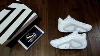 UNBOXING WHITE AND GREY FOG 2024 Jordan Tatum 2 [upl. by Ellinnet]