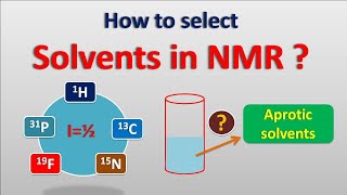 NMR spectroscopy in easy way  Part6  How to select solvents in NMR [upl. by Hebe696]