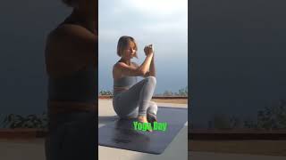 Yoga Day trending love music trendingsong yogapractice yogamusic yoga youtubeshorts [upl. by Ennoirb]