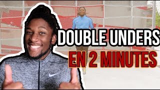 DOUBLE UNDERS LE MEILLEUR TUTO POUR REUSSIR EN 2 MINUTES  La corde à sauter de A á Z [upl. by Kostman]