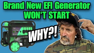 Why Wont This Brand New EFI Generator WONT START [upl. by Delora]