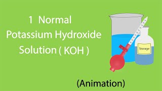 1 Normal KOH Solution  how to prepare 1 normal potassium Hydroxide solution [upl. by Qidas]