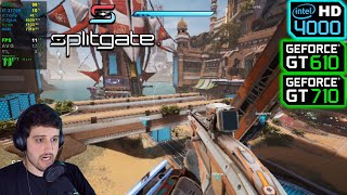 Intel HD 4000  GT 610  GT 710  Splitgate  Playable in Any of Them [upl. by Erle]