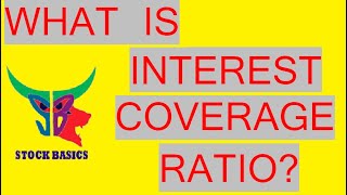 WHAT IS INTEREST COVERAGE RATIO MEANING IN TAMIL ON SHARE MARKET OR ICR RATIO TAMIL ON STOCK MARKET [upl. by Liberati]