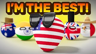 COMPARING COUNTRIES  Countryballs Compilation [upl. by Nesila]