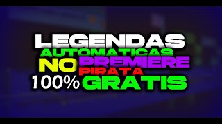 Como Adicionar Legendas Automáticas no Adobe Premiere Passo a Passo para Versões Piratas [upl. by Gladi]