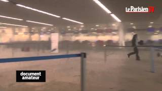 Attentat à laéroport de Bruxelles  les images juste après lexplosion [upl. by Yetty]