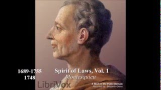 The Spirit of the Laws 1 Montesquieu 1748 [upl. by Hume]