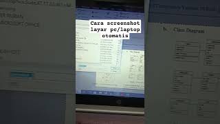 Cara screenshot layar PCLaptop otomatis [upl. by Ahsilet]