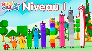 CRÉATION DE NUMBERBLOCKS de 1 à 10  NIVEAU 1  Apprendre à Compter  ​Numberblocks en français [upl. by Ulysses]