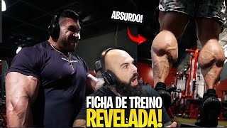 REAGINDO AO TREINO DO MELHOR BODYBUILDER DO MUNDO  DEREK LUNSFORD [upl. by Madra]