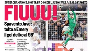 4 MILLIMETRI DI PALLONE IL BRIVIDO AL 93’ TOP FLOP 00 CHAMPIONS RASSEGNA NEWS ZAMPINI GJUST [upl. by Tavey]