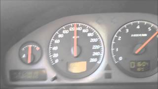 Volvo V70 T5 acceleration 0180 kmh [upl. by Atinauj]