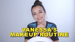 Vanessas Everyday Makeup Routine  Merrell Twins [upl. by Eelrefinnej]