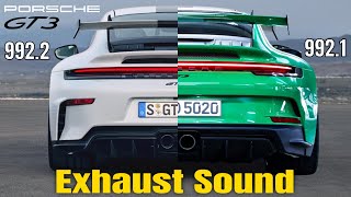 2025 Porsche 911 GT3 9922 vs GT3 9921 Exhaust Sound [upl. by Carlyn]