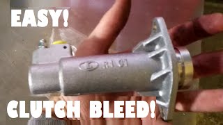 Clutch Slave Cylinder Install  Easy Bleed [upl. by Kolosick]