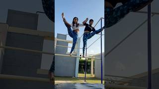 😍😍 shorts ytshorts gymnast parkour couple goals [upl. by Montanez41]