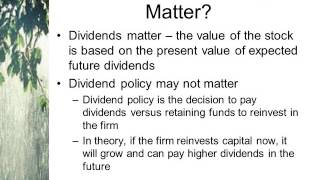 Dividends and Dividend Policy [upl. by Lewendal]