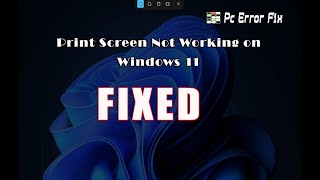 FIXED Print Screen Not Working on Windows 1110 Working Tutorial  PC Error Fix [upl. by Etterrag]