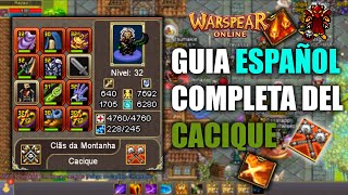 🍖 GUIA DEL CACIQE LA MEJOR CLASE PVE  WARSPEAR ONLINE [upl. by Jehiah]