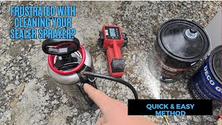 How to properly clean out a Chapin Xtreme concrete sealer sprayer [upl. by Enitsirhc543]