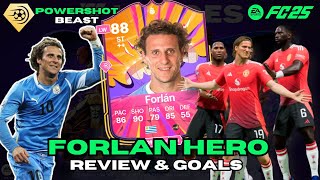 INSANE 88 HERO DIEGO FORLÁN PLAYER REVIEW  EA FC 25 ULTIMATE TEAM [upl. by Phio378]