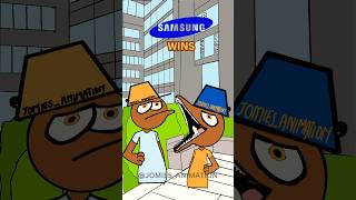 IPHONE VS SAMSUNG Animation Meme shorts [upl. by Maroney]