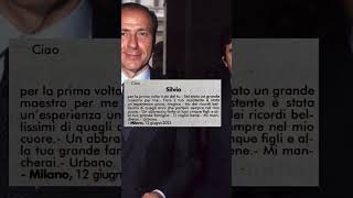 Quei necrologi per Berlusconi che mi colpirono [upl. by Ayotyal]