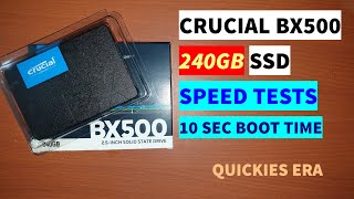 CRUCIAL BX500 240GB SSDCOMPLETE SPEED TESTUNDER 2400 [upl. by Calder]