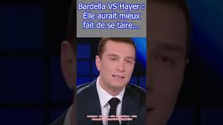 Bardella VS Hayer  Elle aurait mieux fait de se taire [upl. by Nomead364]