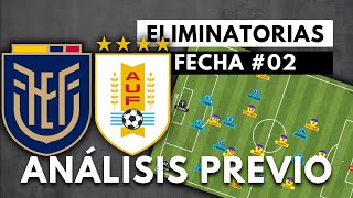 ECUADOR vs URUGUAY  Análisis Previo  ELIMINATORIAS 2026 [upl. by Ennairej]