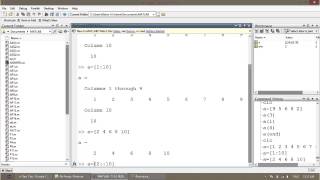 MATLAB  07  Arrays amp Matrices amp Vectors [upl. by Kado]