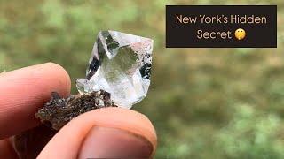 Uncovering Natures TREASURE at Crystal Grove Diamond Mine  Rockhounding for Herkimer Diamonds [upl. by Bomke]